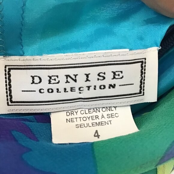 Denise Collection Silk Halter Mini Dress Size 4 - Picture 11 of 12